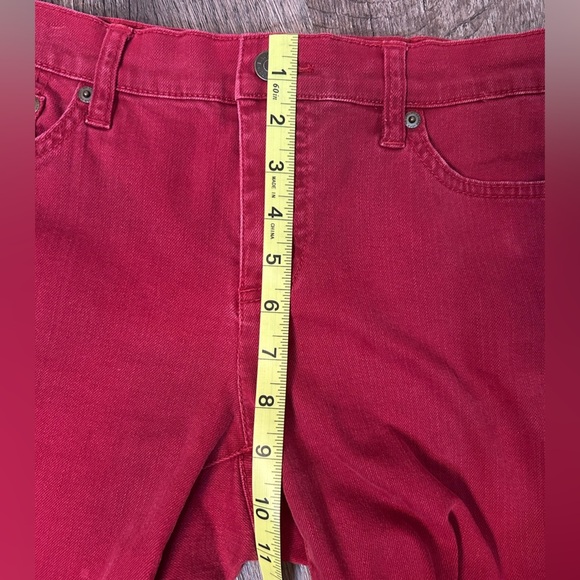 Lauren Ralph Lauren Red Jeans Women 6 Modern Straight - Picture 8 of 10